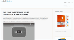 Desktop Screenshot of esoftscript.com
