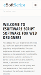 Mobile Screenshot of esoftscript.com