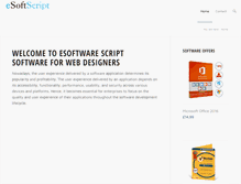 Tablet Screenshot of esoftscript.com